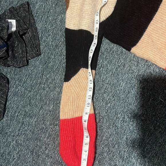 ONE TEASPOON striped heavy winter sweater turtleneck, retro, small oversized - Picture 12 of 17